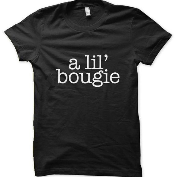 A Lil Bougie + A Tiny Bit Bougie T-Shirt Set - Picture 2 of 8